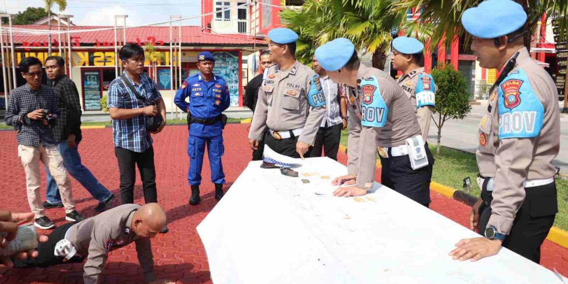 Bidpropam Polda Kepri Lakukan Gaktibplin di Polres Karimun