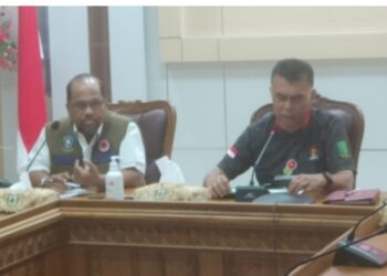 Bupati Natuna Wan Siswandi Pimpin Rapat JUTUPASNA Bencana Longsor Serasan