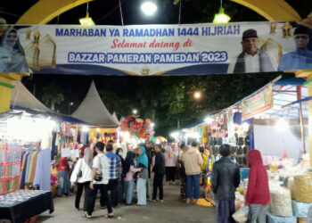 Malam ke-13, Bazar Ramadhan Pamedan Makin Dipadati Pengunjung