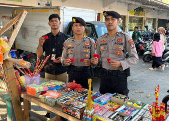 Ciptakan Kondusifitas, Polres Karimun Razia Petasan