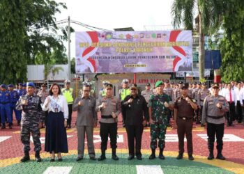 Polres Karimun Gelar Apel Bersama, Deklarasi Pencegahan Karhutla
