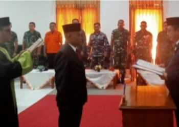 Junaidi Resmi Jabat Anggota DPRD Natuna Sisa Jabatan 2019-2024