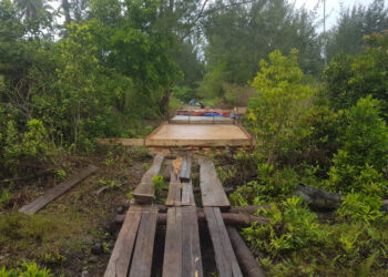 Proyek Penuh Misteri, Pekerjaan Jalan Perkerasan Beton Desa Mensanak Akan Dihentikan Pemilik Lahan