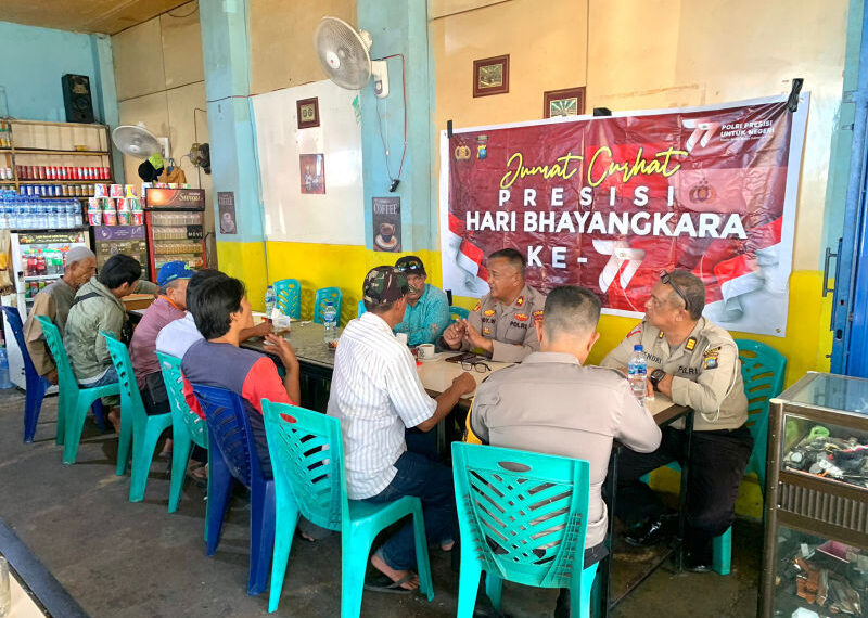 Jumat Curhat dan Barokah, Kapolsek Balai Karimun: Tingkatkan Kebersamaan dengan Masyarakat