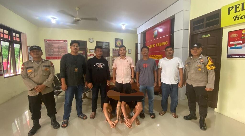 Polsek Tebing Berhasil Amankan Pelaku Curat