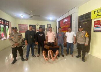 Polsek Tebing Berhasil Amankan Pelaku Curat