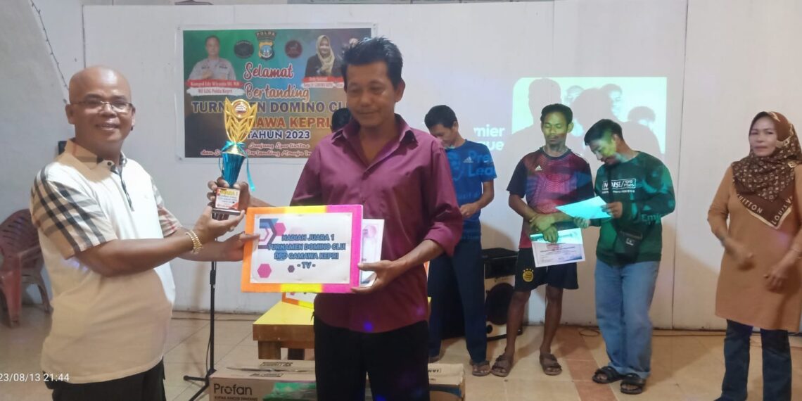 Capai Puncak, Penutupan Turnamen Domino DPD Gamawa Kepri Meriah