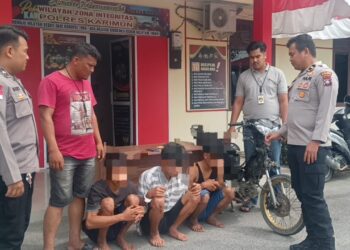 Tiga Pencuri Handphone Ditangkap Personel Polsek Tebing Polres Karimun