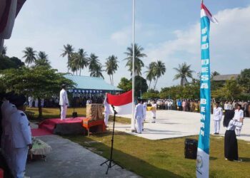 Upacara Peringatan Hari Kemerdekaan ke-78 RI di Kecamatan Katang Bedare Berlangsung Khidmat