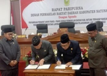 DPRD Natuna Gelar Paripurna Pendapat Akhir Fraksi LPP APBD TA 2022