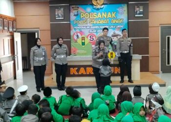 Lewat Polsanak, Satlantas Polres Karimun Tanamkan Budaya Disiplin Berlalu Lintas