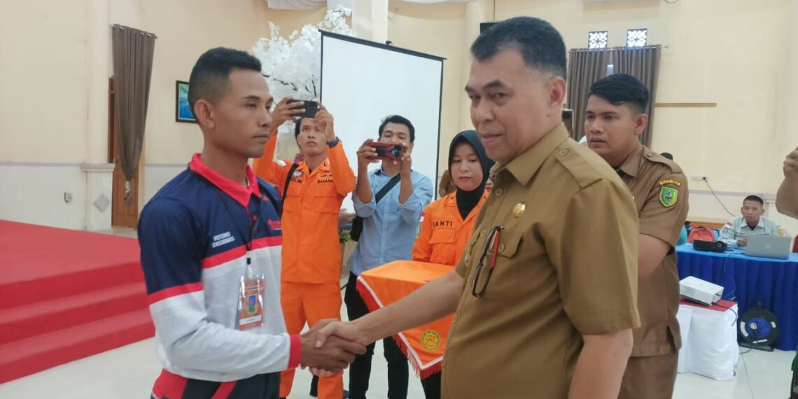 Buka Pelatihan Potensi SAR, Bupati: Terimakasih TNI-POLRI Respon Cepat Tanggap Becana