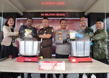 2.036,19 Gram Sabu Dimusnahkan Satresnarkoba Polres Karimun