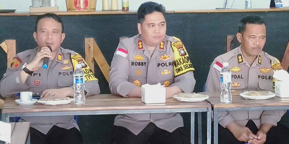 Polresta Tanjungpinang Ngopi Bareng Masyarakat, Koordinasi Persiapan Pemilu 2024