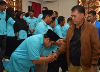 Bupati Wan Sis Hadiri Pelantikan Pengurus KNPI Natuna periode 2023-2026