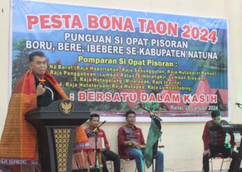 Sinergitas, Bupati Natuna Hadiri Pesta Bona Taon 2024 Si Opat Pisoran: Bersatu Dalam Kasih