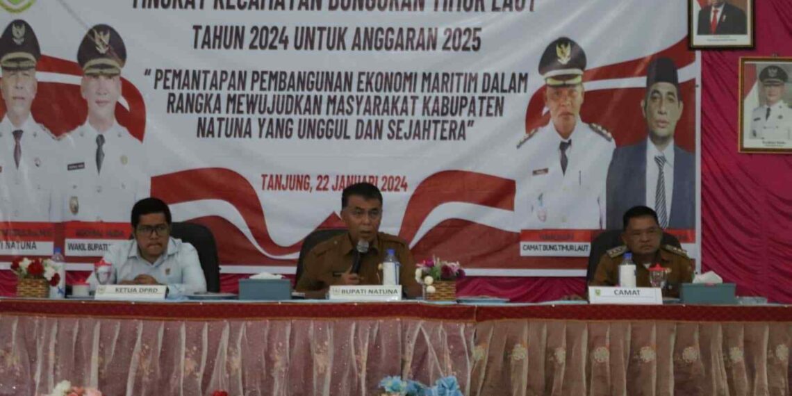 Daeng Ganda dan 2 Anggota DPRD Natuna Hadiri Musrenbang Bunguran Timur Laut