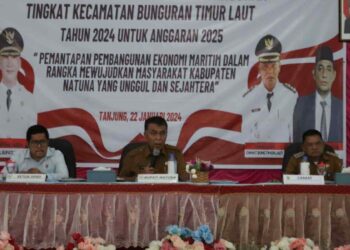 Daeng Ganda dan 2 Anggota DPRD Natuna Hadiri Musrenbang Bunguran Timur Laut