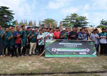Bupati Natuna Buka Tournament Football Fourfeo Bersama BRK Syariah