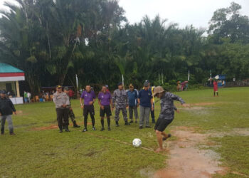 Turnamen Sepak Bola Usia 40 Tahun Ke Atas Se-Kecamatan Lingga Utara Dimulai