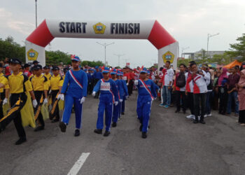 Lomba Gerak Jalan HUT ke-79 RI di Karimun Usai, Berikut Pemenangnya