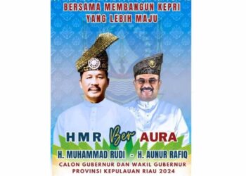 Deklarasi Majunya Paslon HMR-AuRa di Tanjungpinang Disambut Antusiasme Pendukung