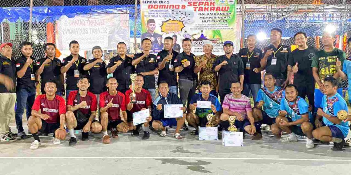 Turnamen Sepak Takraw GEMPAR CUP 2 Sukses, Ketua GEMPAR Tanjungpinang Apresiasi Kesolidan Pengurus