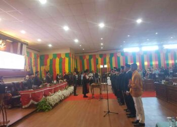 25 Anggota DPRD Lingga Periode 2024-2029 Dilantik Dalam Rapat Paripurna Pengucapan Sumpah Janji