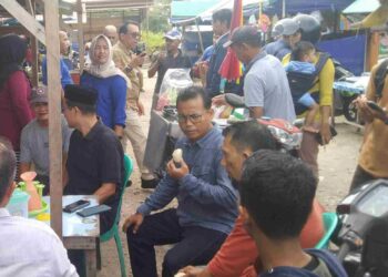 Anggota DPRD Natuna Suparman Tinjau Pasar Baru Ranai