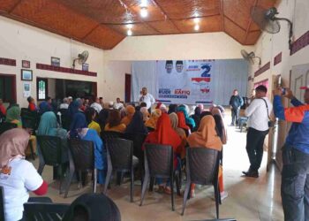 500 Warga Tanjung Balai dan Tanjung Balai Kota Dukung Paslon HMR BerAura Menang Pilkada Kepri 2024