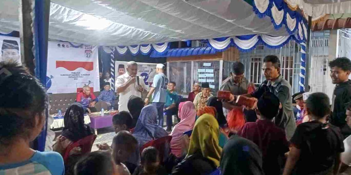 Kampanye Paslon HMR BerAura di Paya Manggis Seru dan Ramai