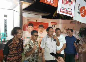 Ratusan Warga Kampung Kali Baru Nyatakan Dukungan Untuk Paslon IsRock