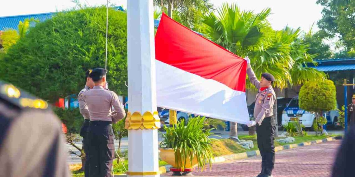 Kapolres Karimun Pimpin Upacara Peringatan Hari Sumpah Pemuda ke-96 di Polres Karimun