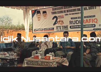 Kampanye di Kp Wonosari, HM Rudi: Infrastruktur di Tanjungpinang Jadi Prioritas