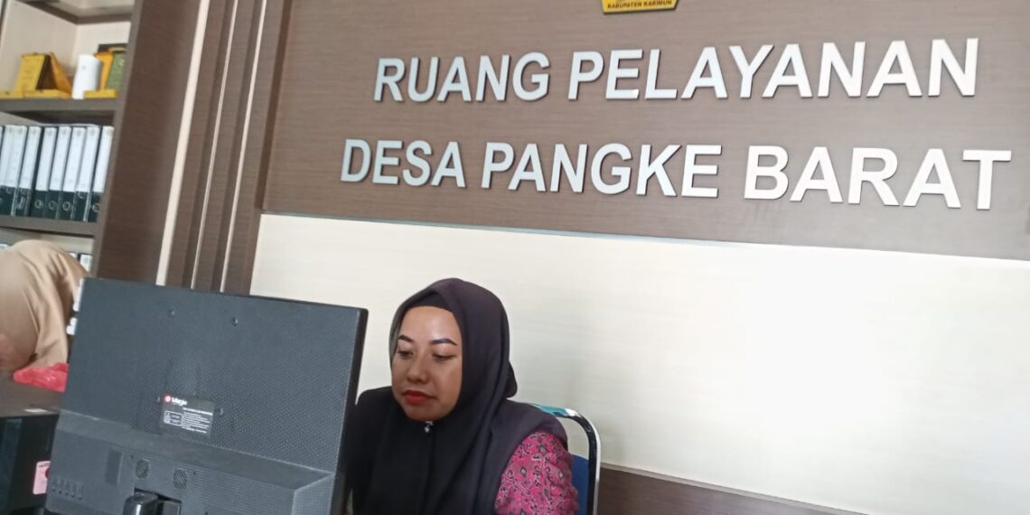 Kantor Desa Pangke Barat Terus Berbenah Demi Beri Pelayanan Prima