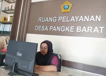 Kantor Desa Pangke Barat Terus Berbenah Demi Beri Pelayanan Prima
