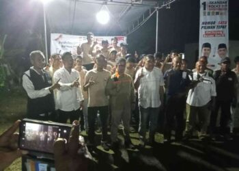 Kampanye Dialogis Paslon IsRock di Sungai Ayam Berlangsung Meriah, Dukungan Tak Henti Mengalir