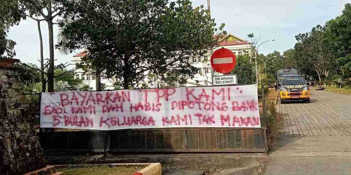 IPN Karimun Gelar Aksi Damai Tuntut Hak Pendidik yang Belum Terbayarkan