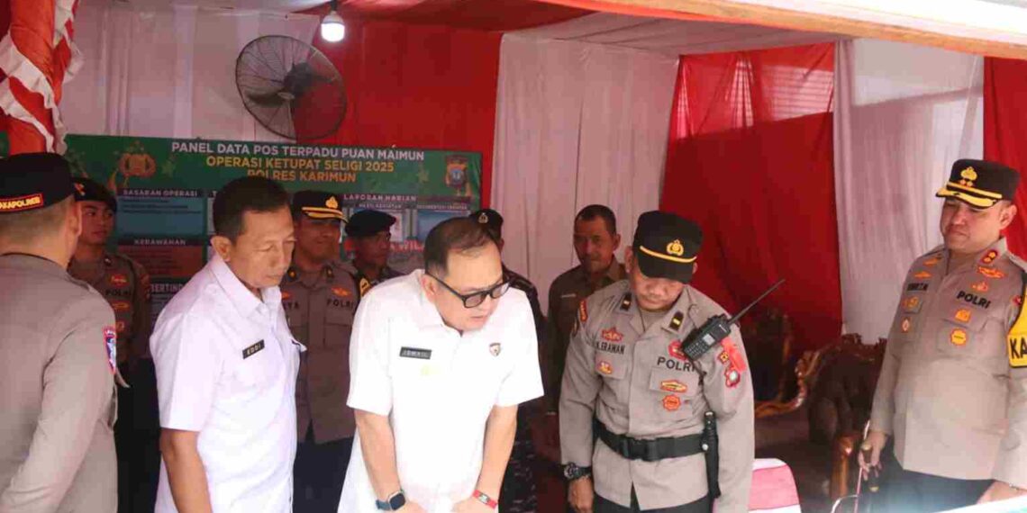 Tim Wasops Polda Kepri Audit Operasi Ketupat Seligi 2025 di Polres Karimun