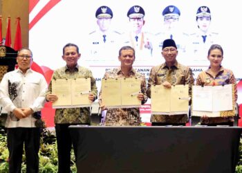 Empat Gubernur Teken Kerja Sama Antar Daerah di Batam