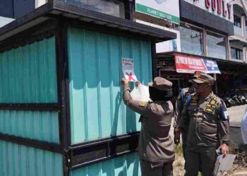 Satpol PP Tanjungpinang Tertibkan Lapak PKL Terbengkalai, Tekankan Estetika dan Ketertiban Kota