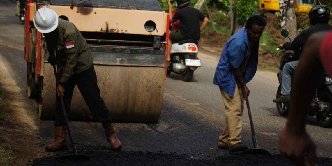 Perbaikan Jalan Nusantara Dimulai, 8 Ruas Jalan Tanjungpinang Ditangani