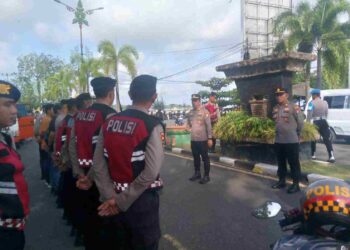 Jaga Peringatan Hari Jadi Kepri, Polisi Siagakan Personel