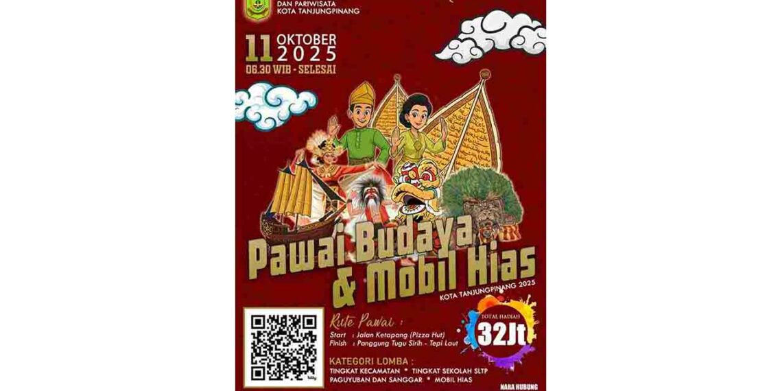Semarak Hari Jadi Tanjungpinang, Ribuan Warga Siap Ramaikan Pawai Budaya dan Mobil Hias 2025