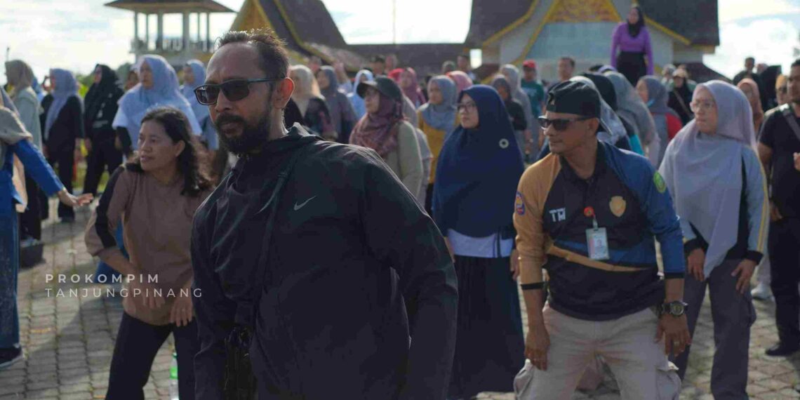 Senam Bersama Pemko Tanjungpinang, Dorong Gaya Hidup Sehat ASN