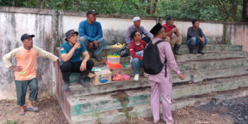 Gotong Royong Warga Lubuk Puding Dukung Pembangunan Gerai Koperasi Merah Putih