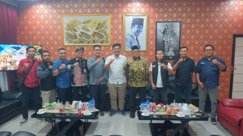 PWI Tanjungpinang Audiensi dengan Wali Kota, Bahas HPN 2026 dan Gedung Sekretariat