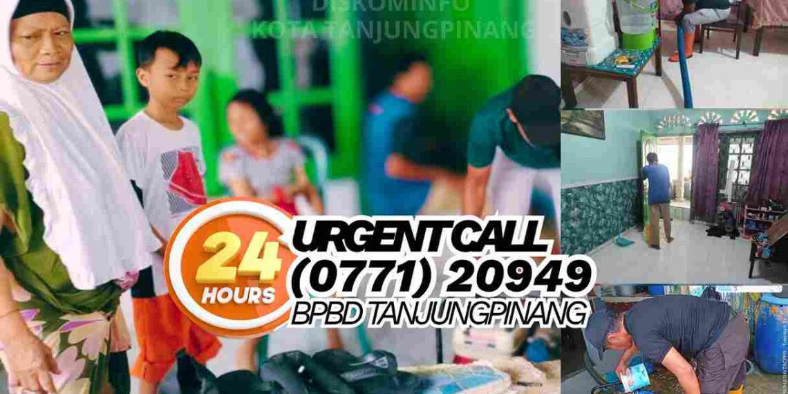 Pasang Laut Maksimum, Banjir Rob Rendam Sejumlah Kawasan Tanjungpinang