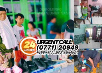 Pasang Laut Maksimum, Banjir Rob Rendam Sejumlah Kawasan Tanjungpinang