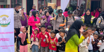 Taruna Akpol Turun Langsung, Pulihkan Trauma Anak Korban Bencana Aceh Tamiang